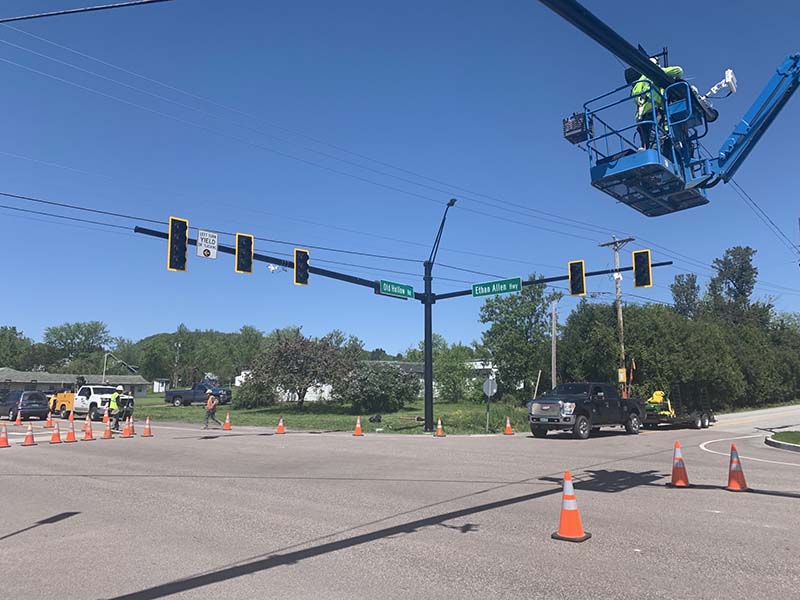 New Route 7 lights installed in Ferrisburgh, will be activated soon