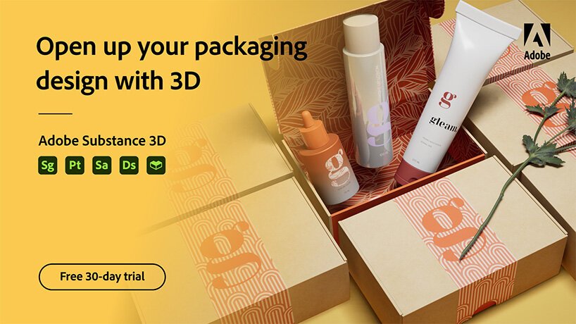 adobe substance 3D turns material sampling virtual for packaging design